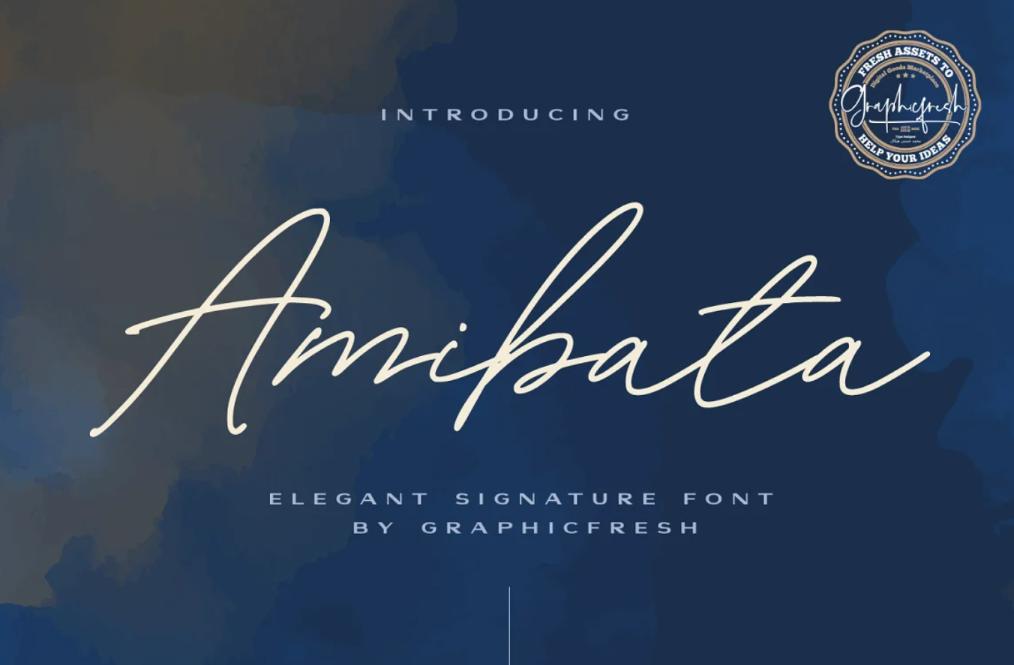 Elegant Handwritten Signature Script