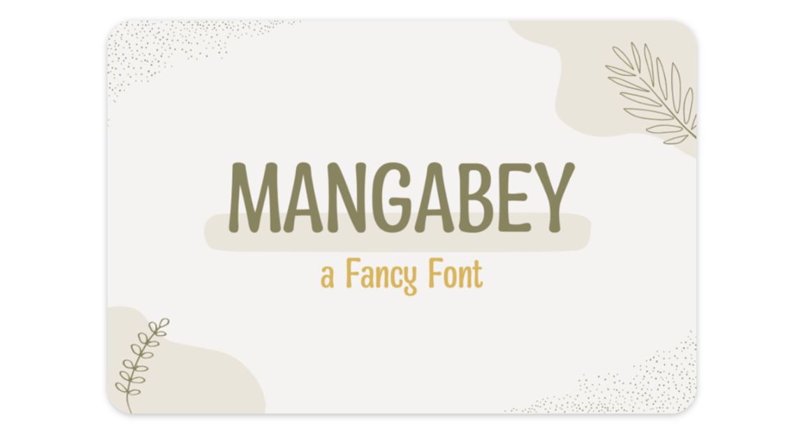 Fancy Style Display Font