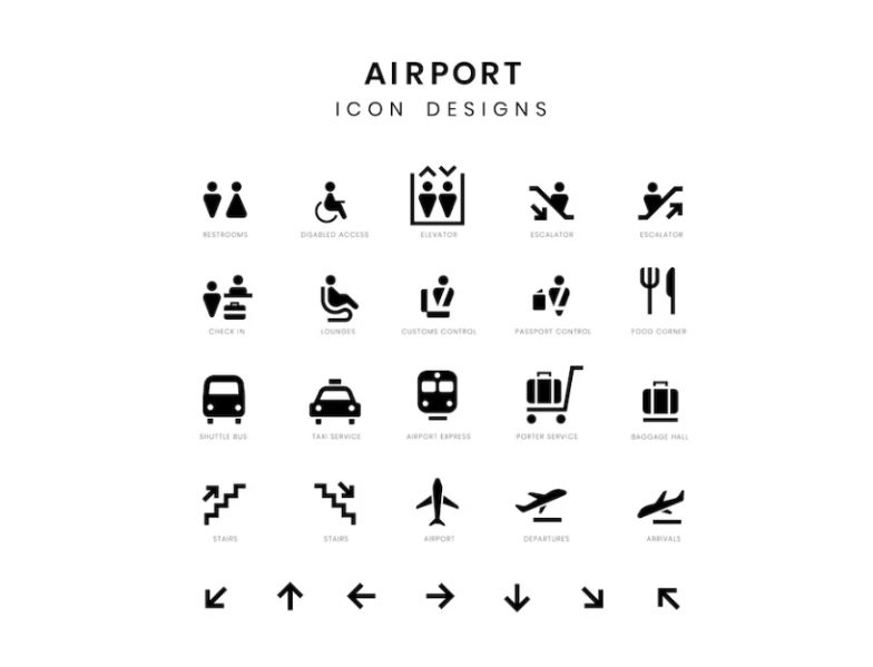 Free Airport Icons Set