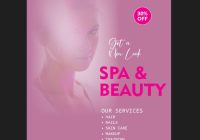 Free Spa Flyer Template