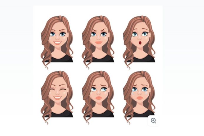Free Face Expressions Set