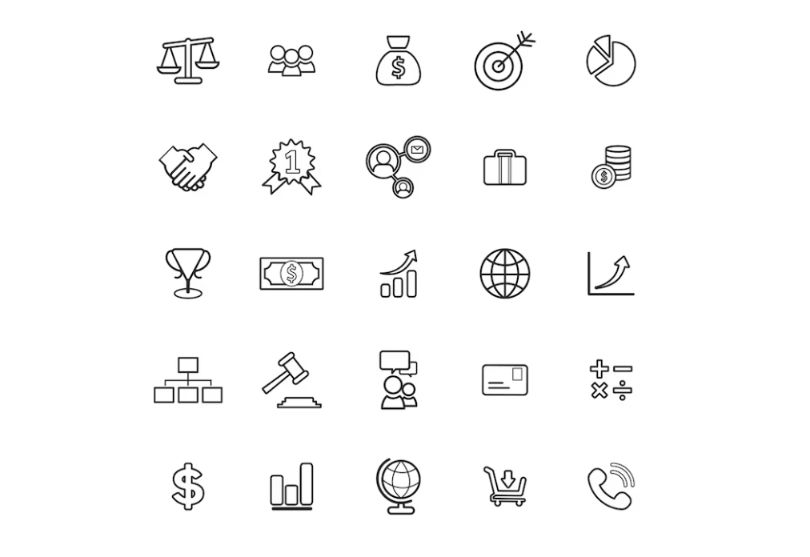 Free Finanace Icons Set