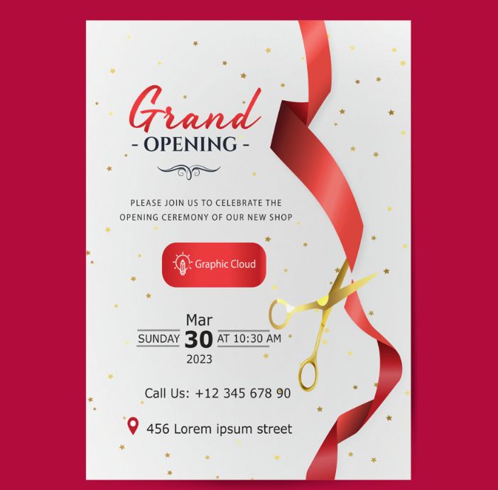 Free Grand Opening Flyer Template Download