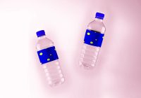 Free Plastic Water Bottle Mockup PSD