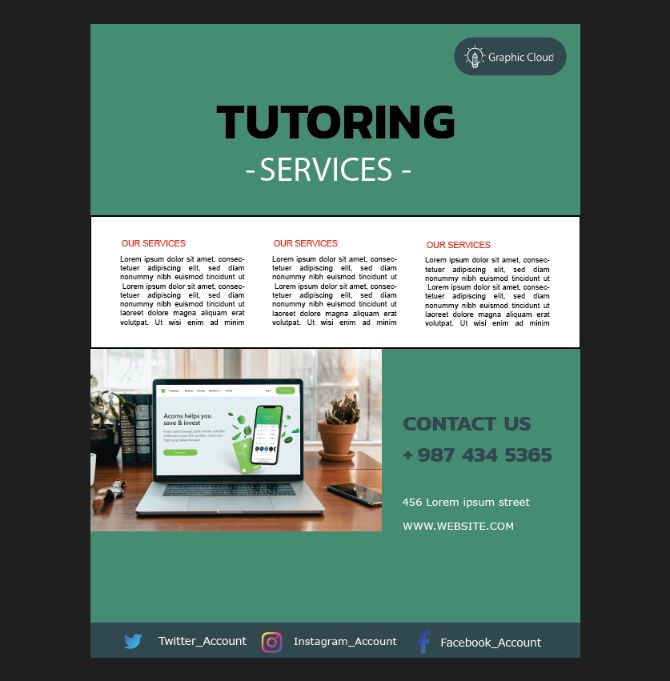 Free Tutoring Services Flyer