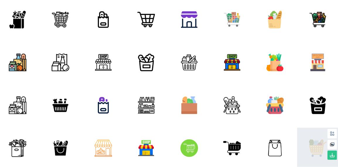 Free Unique Grocery Icons