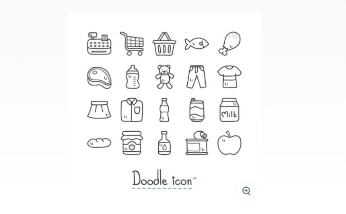 Free Vector Doodles Icon Set