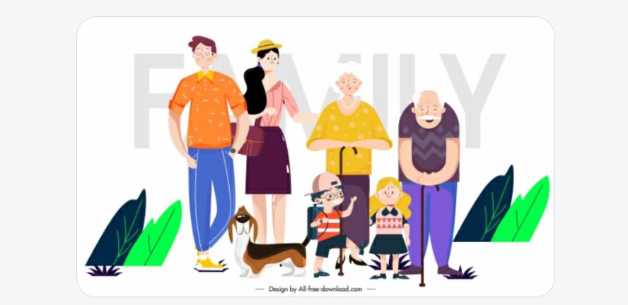 Free family Painting Vectors