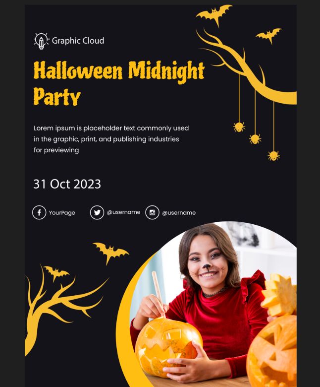 Free halloween Party Flyer