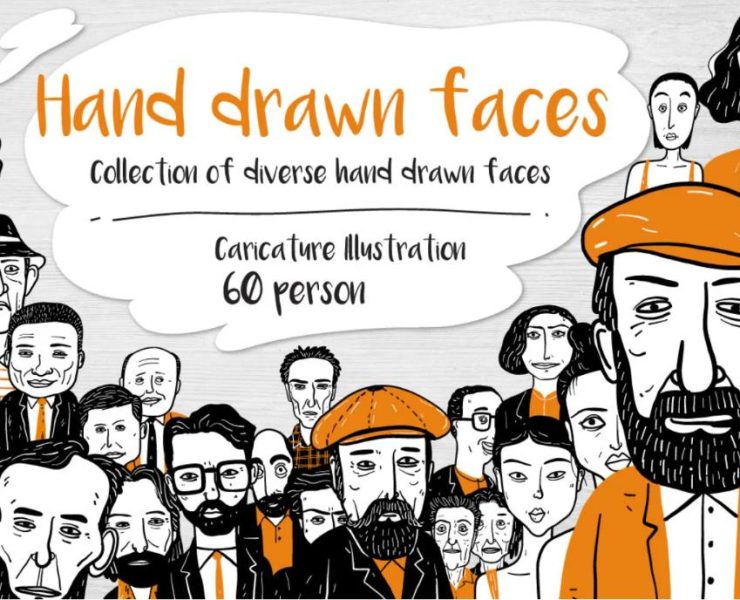 15+ Face Illustrations Ai PNG Free Download