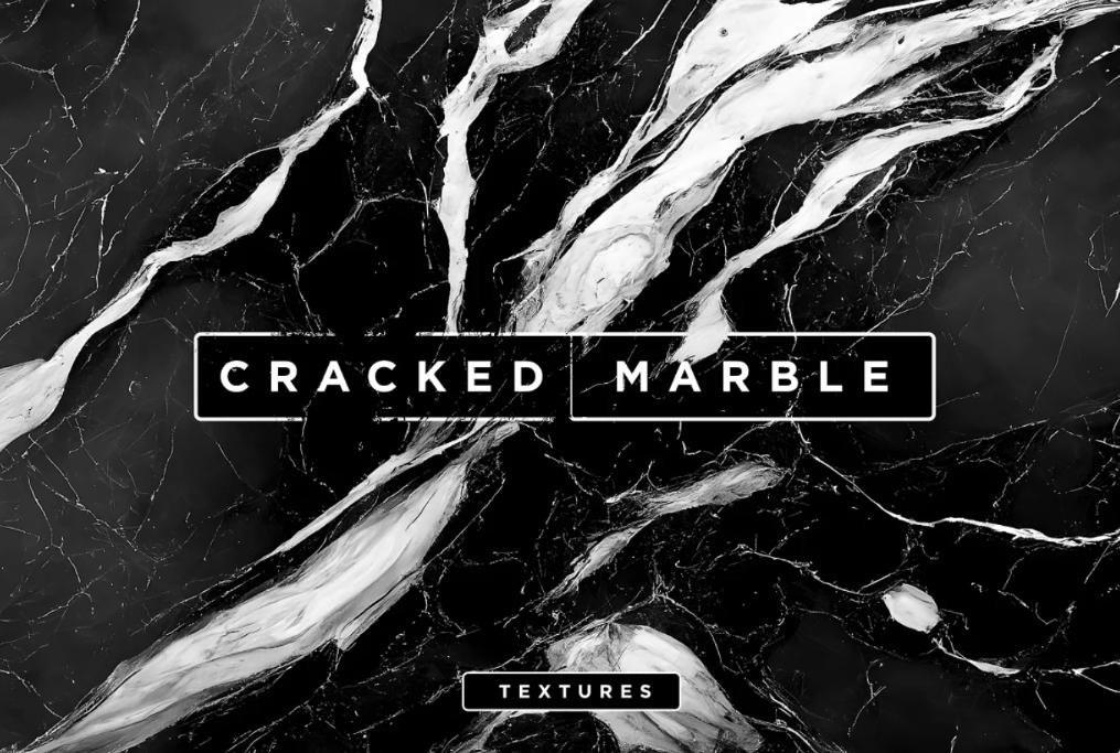 High Quality Cracked Mable Textures