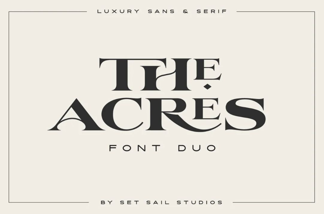 High Quality Luxury Font Duo