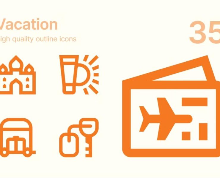 15+ Vacation Icons Ai EPS PNG FREE Download