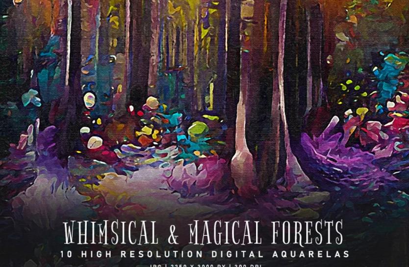 Magical Forests Vector Elements