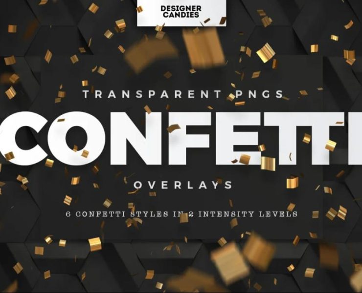 15+ Confetti Overlays PNG FREE Download
