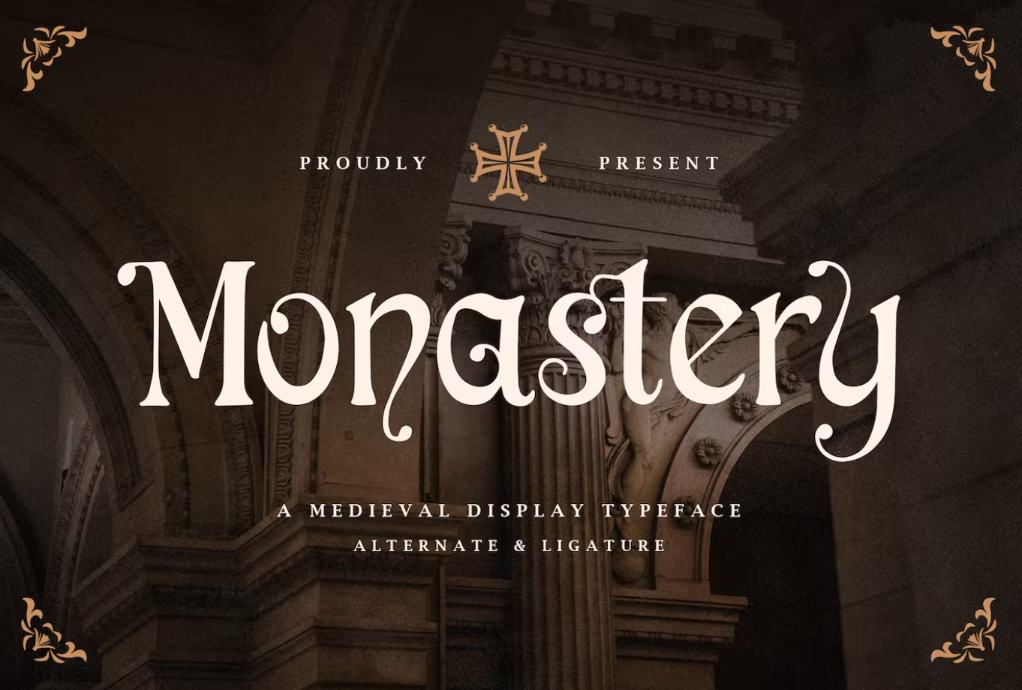 Modern Style Medieval Display Font