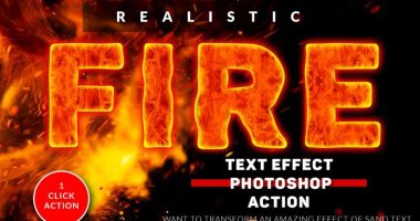 fire Text Effect