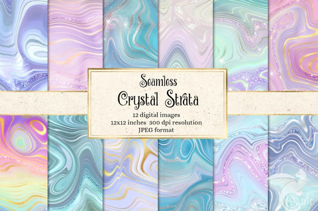 Seamless Crystal Style Textures