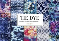 Tie Dye Seamless Patterns