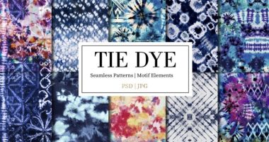Tie Dye Seamless Patterns