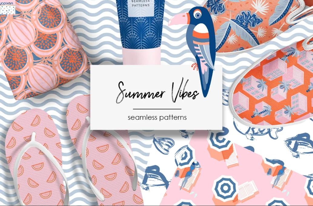 Summer Vibes Graphics and Patterns