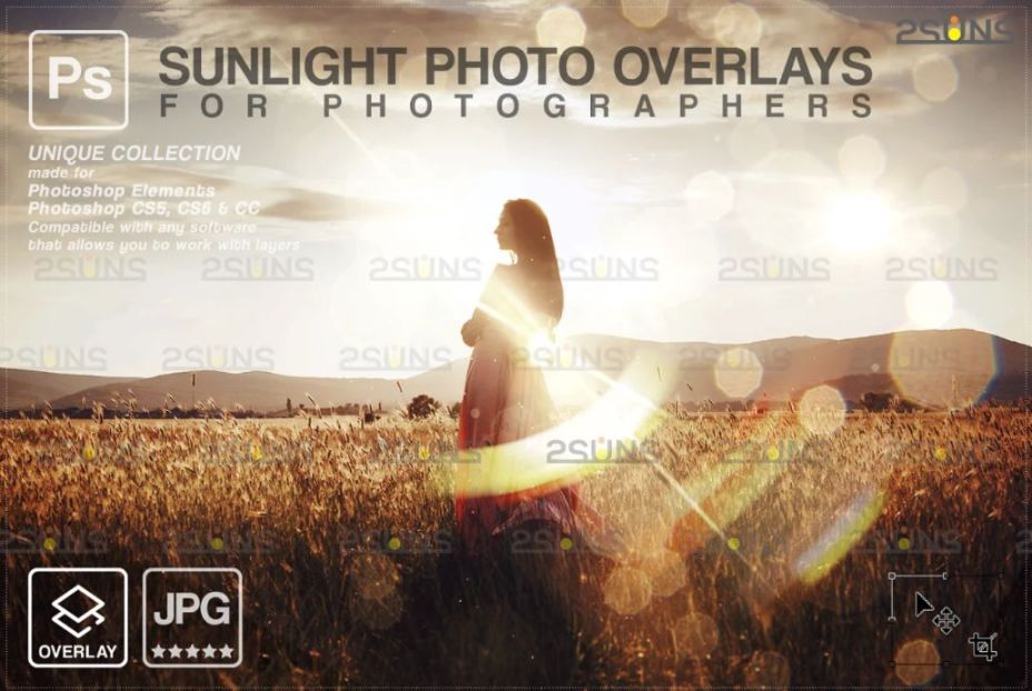 Sun Light Bokeh Overlay PNG