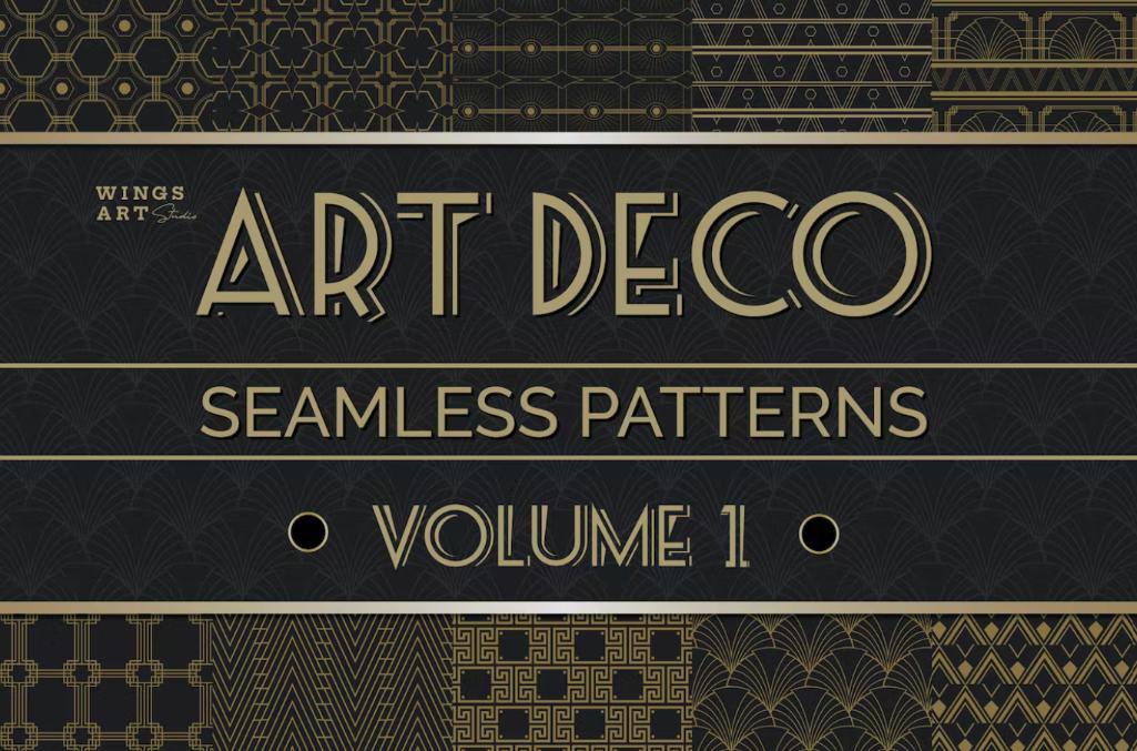 art Deco Seamless Pattern Design