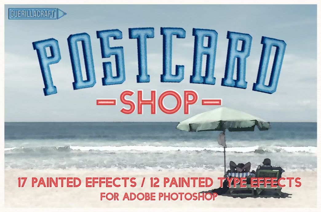 17 Painted Photo Effects PSD