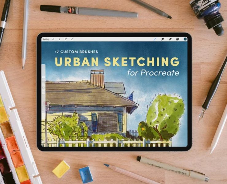 15+ Urban Sketching Procreate Brushes Free