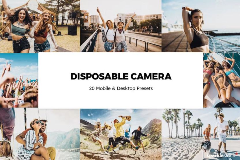 20 Disposable Camera and Desktop Presets