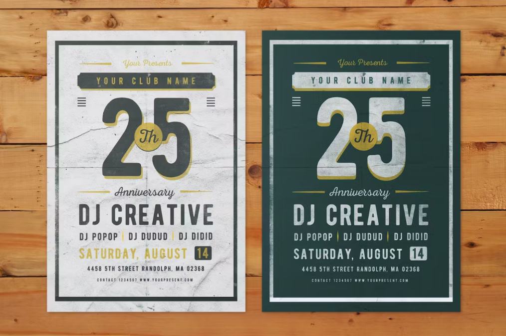 25 Anniversary Poster Template