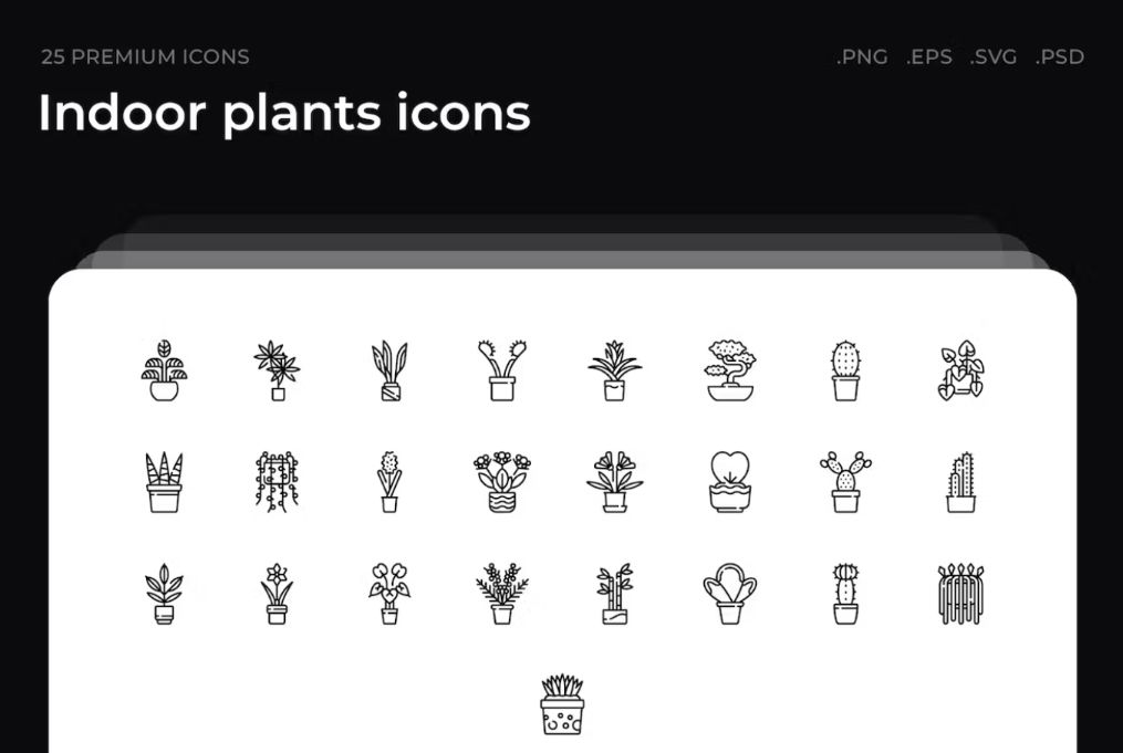 25 Minimal Plant Vectors Set