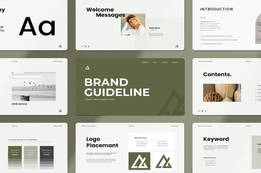 25 Unique Branding Slide Templates