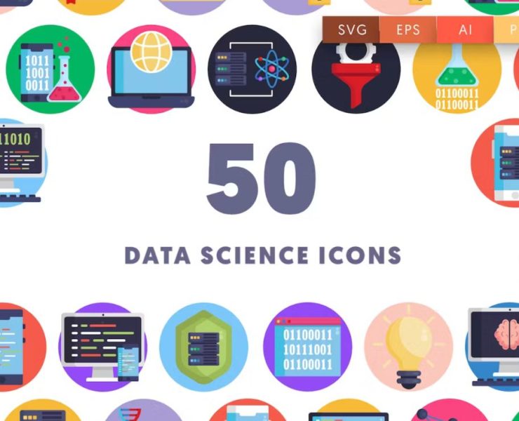 15+ Data Science Icons Ai EPS FREE Download