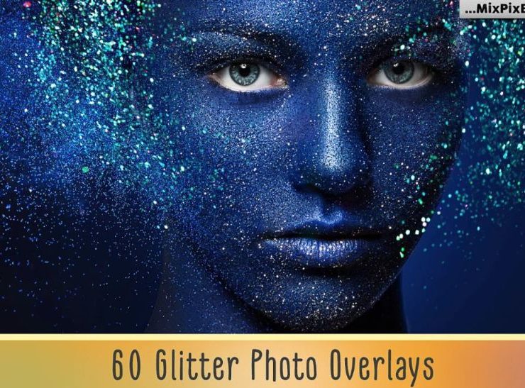 15+ Glitter Photo Overlays PNG FREE Download