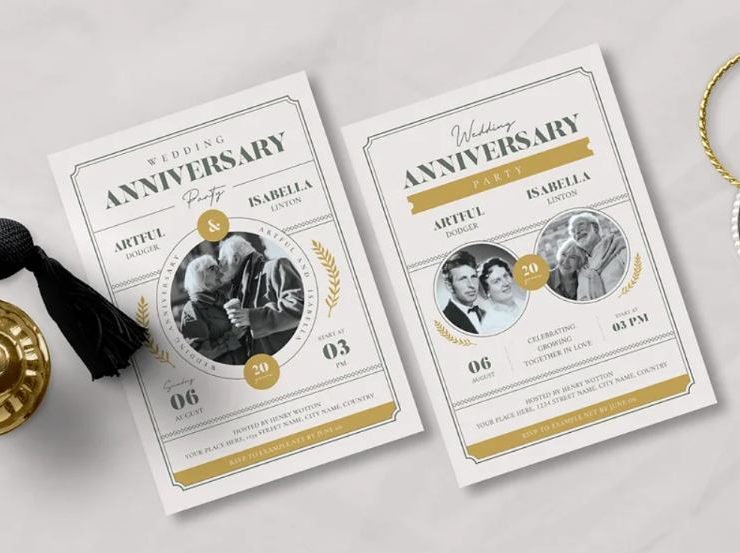 15+ Vintage Anniversary Invitation Cards Free