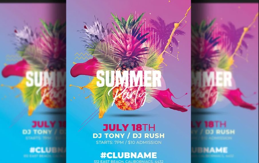 Creative Club Party Flyer Template