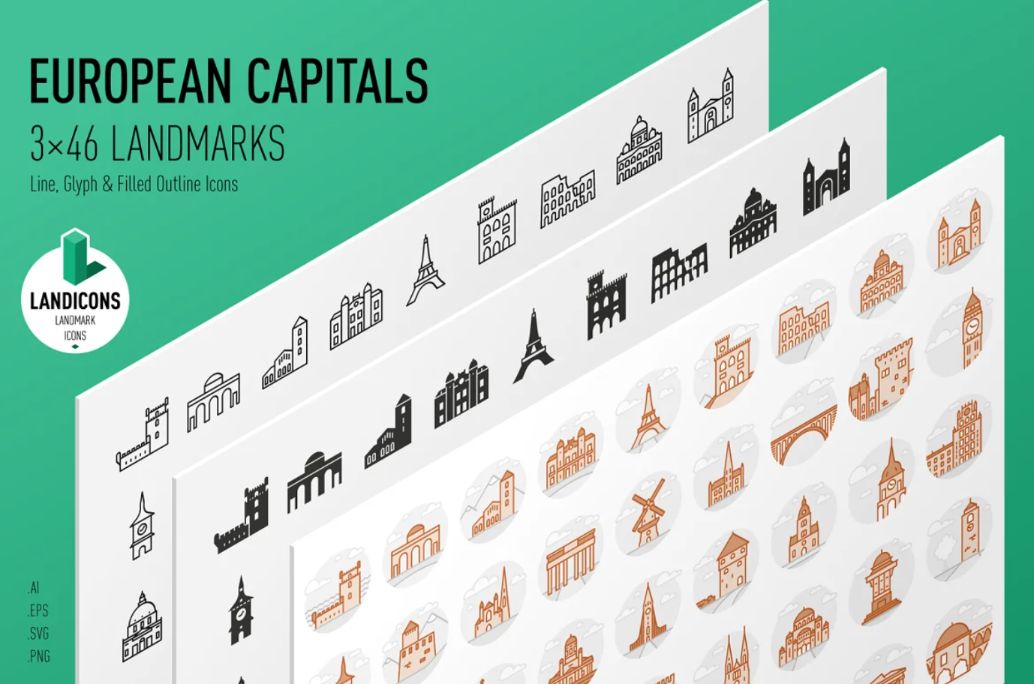 Creative European Capitals Icon