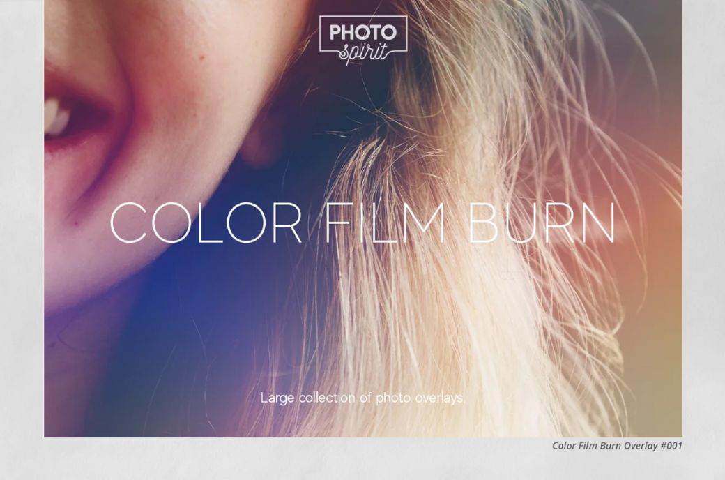 Film Burn Photo Overlay