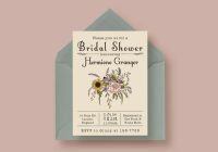 Bridal Shower Invitation Template