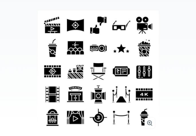 Free Cinema Icons Pack