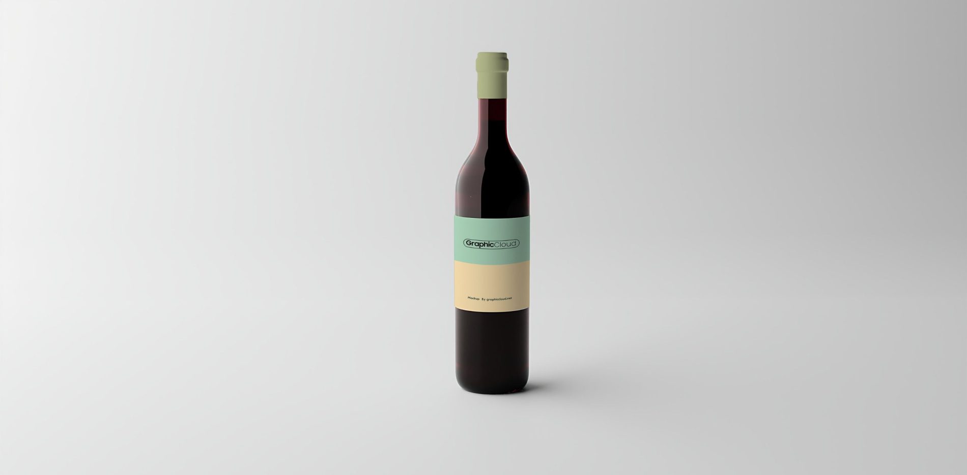 Wine Bottle Branding Mockup