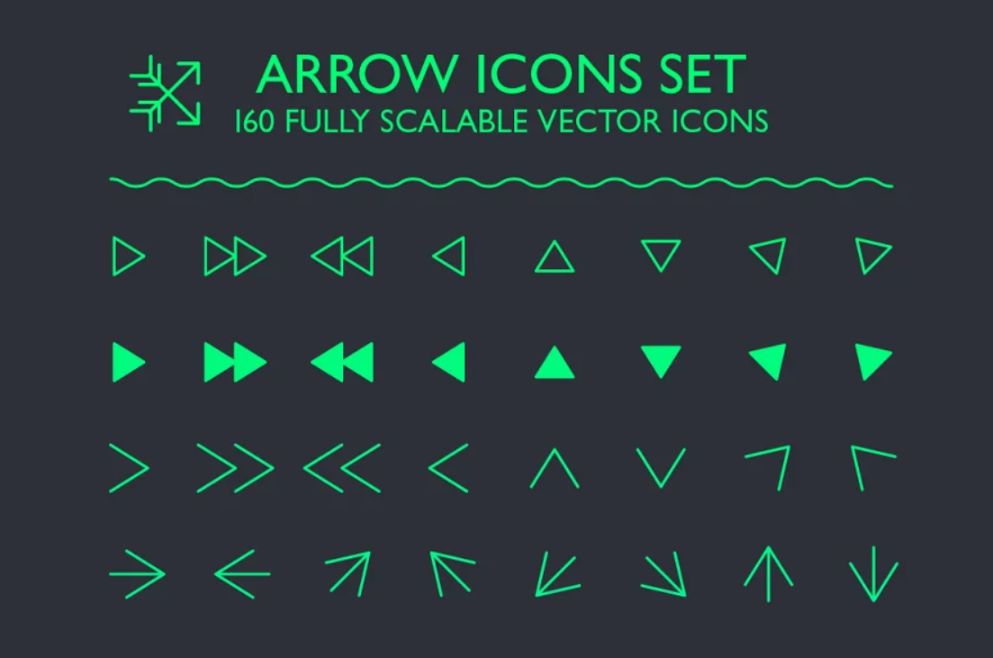 Fully Scalable Icons Set