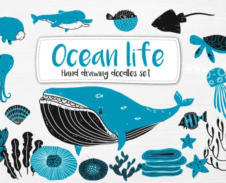 15+ Free Ocean Life Illustrations Ai Download