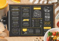 Chalkboard Menu Template