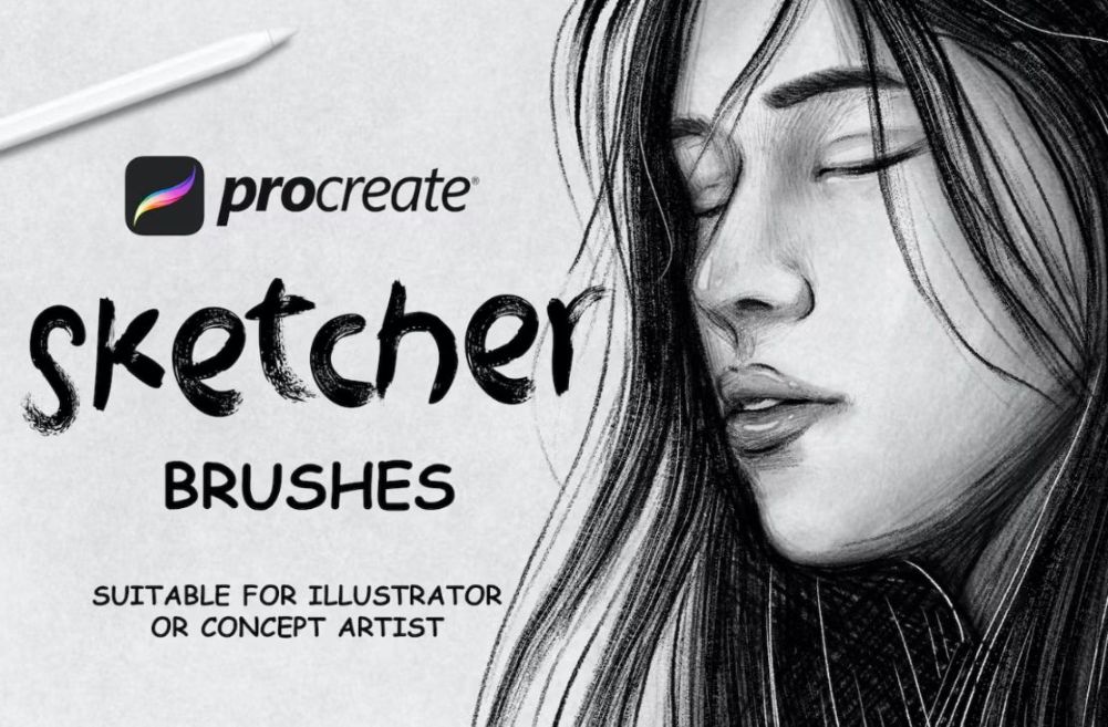Procreate Sketcher Brush Set