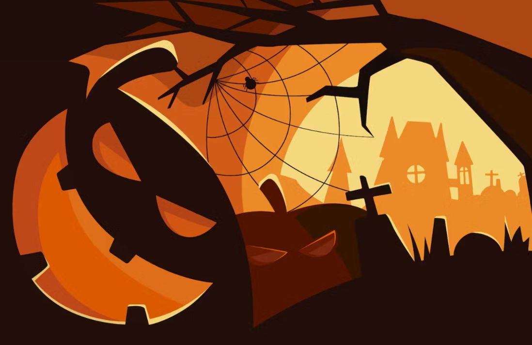 Spooky Pumpkin Illustrations Set