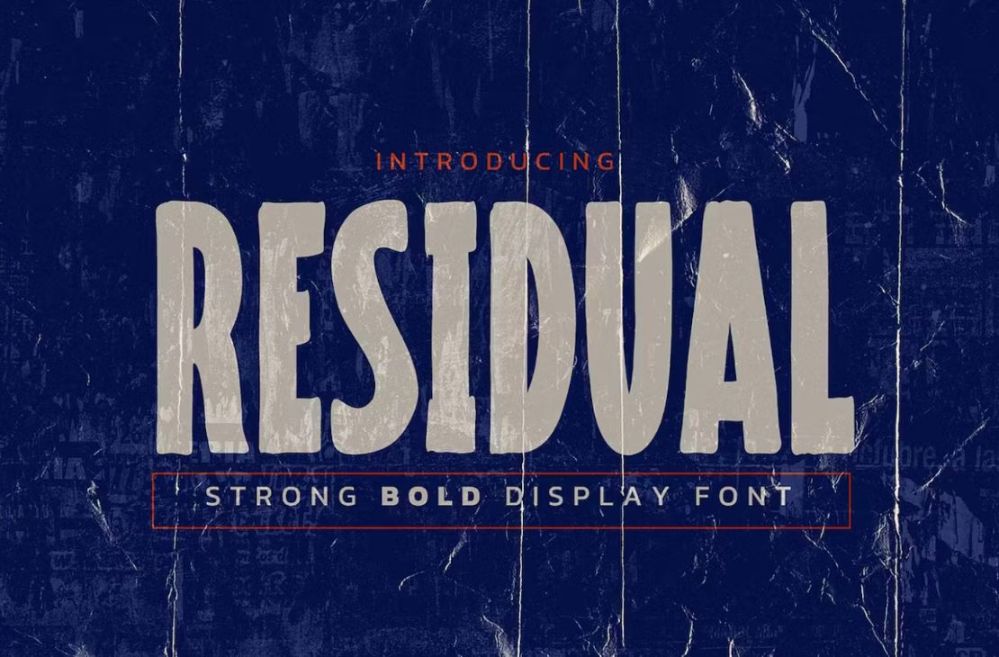 Strong Bold Display Font