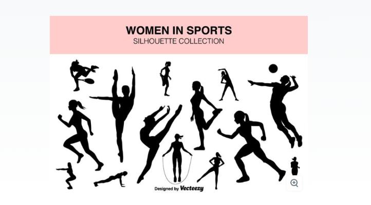 Women in Sports Illustrations