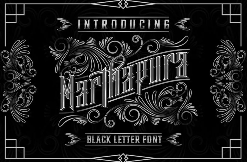 Creative Black Letter Fonts